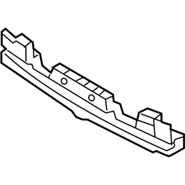 Kia 866201U700 Absorber-Rear Bumper Energy