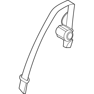 Kia 89850Q5500WK Rear Seat Belt Assembly Center