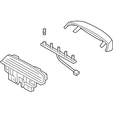 Kia 92700FD500BT Lamp Assembly-High Mounted