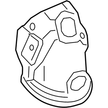 2016 Kia Sorento Exhaust Heat Shield - 285252G060