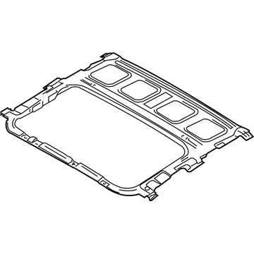 Kia 671151M250 Ring Assembly-Sunroof Reinforcement