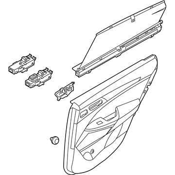 Kia 83302F6620BM6 PANEL COMPL-REAR DOO