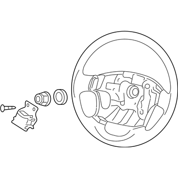 Kia 561101F190WK Steering Wheel Assembly