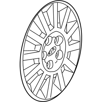 2001 Kia Sedona Wheel Cover - 0K53A37170