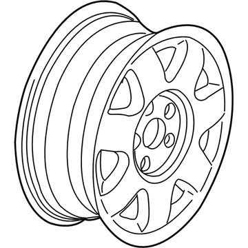 Kia K9965556050 Wheel-Disc,Aluminum