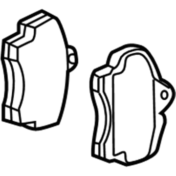 1997 Kia Sephia Brake Pad Set - 0K9A02628Z