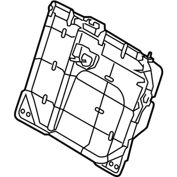 Kia 893101W070DCM Frame & Lock Assembly-Rear