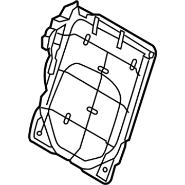 Kia 894101W030HU Frame & Lock Assembly-Rear