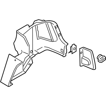 Kia 857402F000LK Trim Assembly-Luggage Side