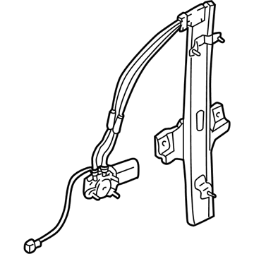 2004 Kia Spectra Window Regulator - 0K2A272560D