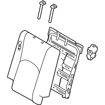 Kia 894002J810ACH Back Assembly-3RD RH