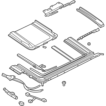 Kia 8160038001BT Sunroof Assembly