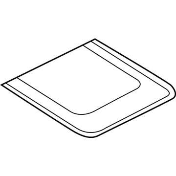 Kia 8161038000 Sunroof Glass Panel Assembly