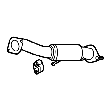 Kia 28610J9250 Front Muffler Assembly