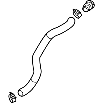 Kia 25410D9100 Hose Assembly-Radiator,Lower