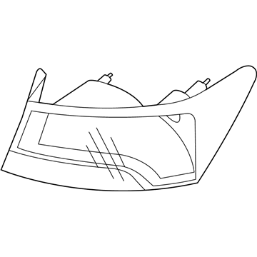 Kia 924111M310 Lens & Housing-Rear Combination Outside