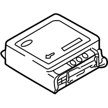 2000 Kia Rio Air Bag Control Module - 0K32B677F0