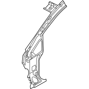 Kia 712021W000 Pillar Assembly-Front Inner R