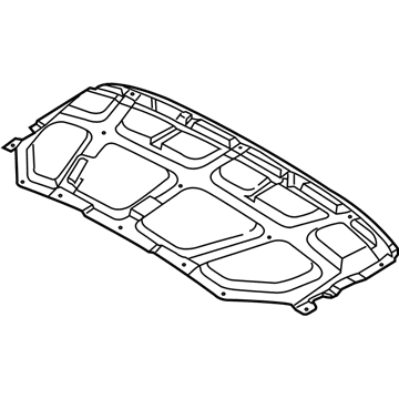 Kia 811243E310 Pad Assembly-Hood INSULA