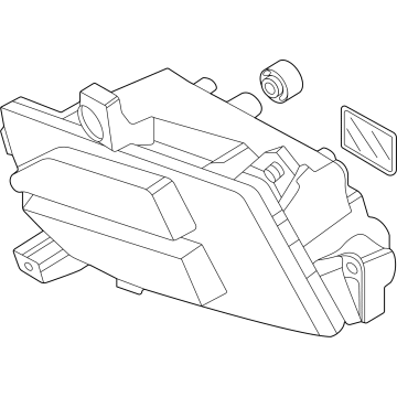 Kia 92201P2000 Lamp Assy-Fr Fog,Lh