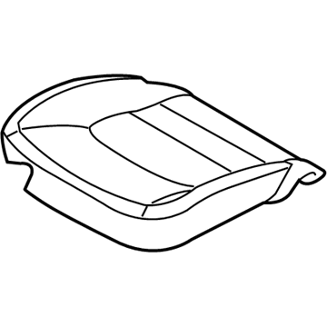 Kia 882601WAE1BEL Front Seat Cushion Passenge Covering