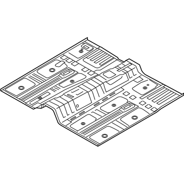 2014 Kia Sorento Floor Pan - 651114Z000