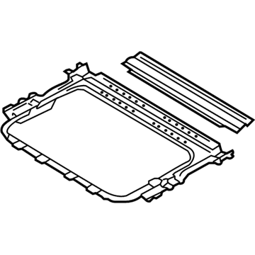 Kia 671153E011 Ring Assembly-Sunroof Reinforcement