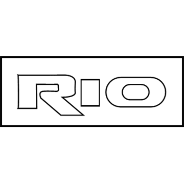 2013 Kia Rio Emblem - 863101W300