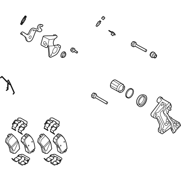 2022 Kia Seltos Brake Caliper Bracket - 58210Q5000