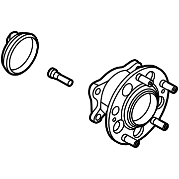 Kia 52730Q5000 Rear Wheel Hub & Bearing Assembly