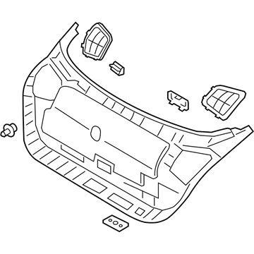 Kia 81750J5000WK Panel Assembly-Tail Gate