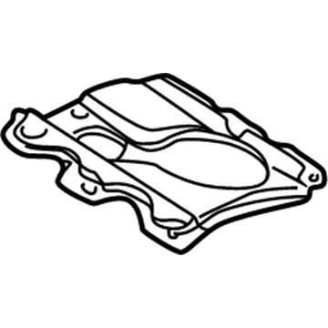 Kia Rio Oil Pan Baffle - 0BP0110402B