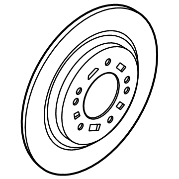 2021 Kia Sorento Brake Disc - 58411P2700