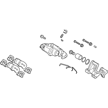 2019 Kia Cadenza Brake Caliper Bracket - 58210G8500