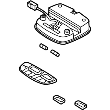 Kia 928203D500GJ Lamp Assembly-OVERHEADEAD Console