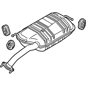 2004 Kia Spectra Muffler - 287002F731