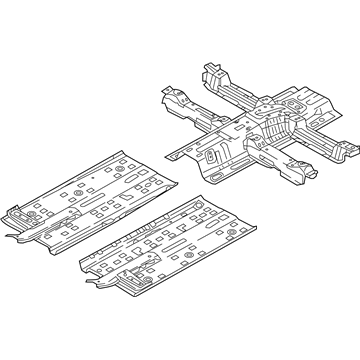 Kia 65100G5000 Panel Assembly-Floor,Center