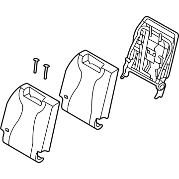 Kia 89A40R0140KQ6 Back Assembly-3RD Seat R