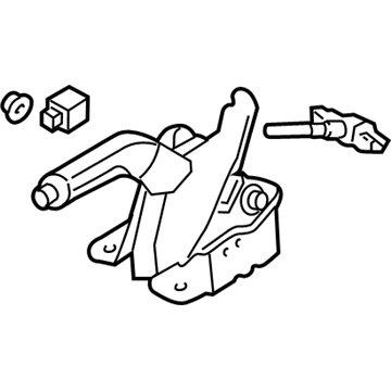 Kia 597102P010 Lever Assembly-Parking Brake