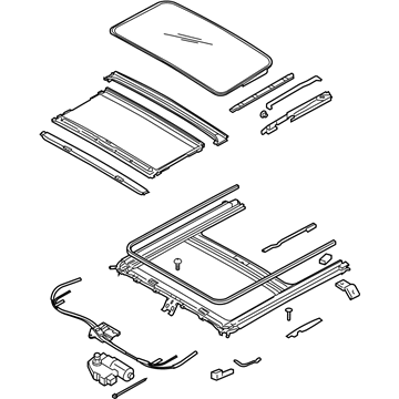 Kia 816002F000IM Sunroof Assembly