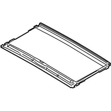 Kia 816662F000NM Sunshade Assembly-Sunroof