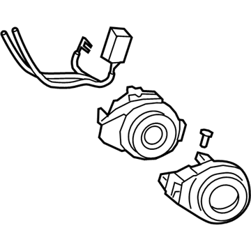 Kia Forte Ignition Lock Assembly - 81905M7070