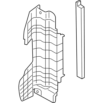 Kia 29136A7000 Guard-Air, LH