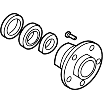 Kia 0K55226060A Rear Wheel Hub Assembly