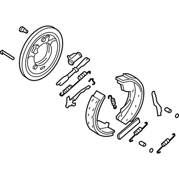 2001 Kia Sedona Brake Caliper - 0K56B26990A