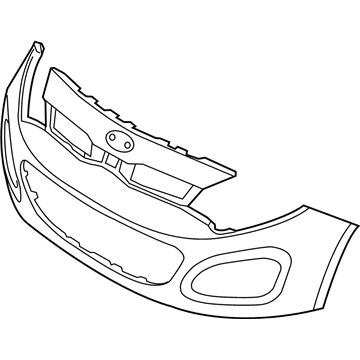 Kia 865111W200 Front Bumper Cover