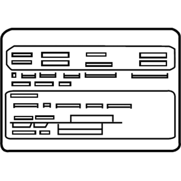 Kia 324503L242 Label-Emission