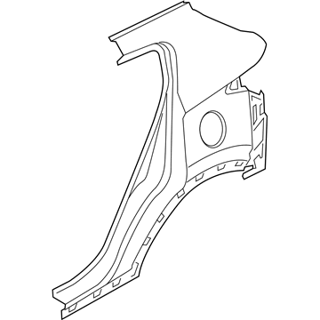 Kia 71504D9C50 Panel Assembly-Quarter O