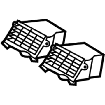 Kia 0K53A6481X Louver Assembly,LH