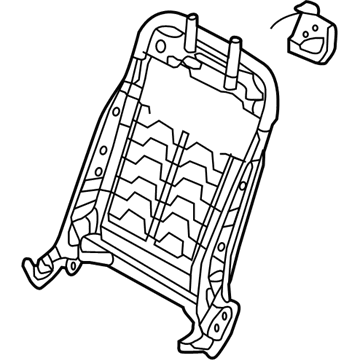 Kia 88310E4010 Frame Assembly-Front Seat B